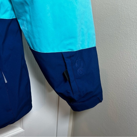 SPYDER GIRLS ZOEY FULL ZIP SKIING JACKET SIZE 18 NWT $159 - Picture 2 of 7